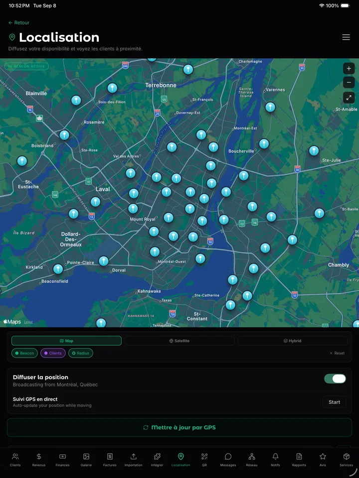 Localisation_ — iPad